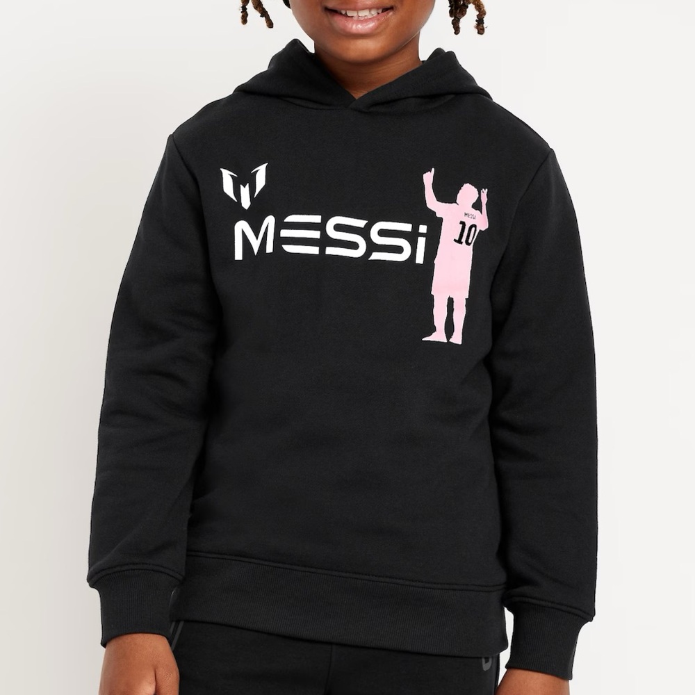 Old Navy Messi™ Gender-Neutral Graphic Hoodie for Kids Size 8